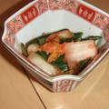 きらり流れ星's cooksnap of when they made ほうれん草とキムチのおひたし.