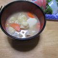 からす隊長's cooksnap of when they made 温まる～♡簡単！大分名物だんご汁.