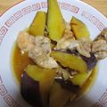 からす隊長's cooksnap of when they made さつまいもと鶏ももの照り蒸し.