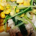 ｸﾞﾗﾆｭｰ糖's cooksnap of when they made 水菜と豚の柚子胡椒☆覚え書き.
