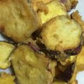 hanatane's cooksnap of when they made アレルギー*さつまいもの天ぷら.