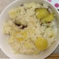 ちょこきち。's cooksnap of when they made 秋の味覚サツマイモご飯.