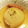ジンタイ's cooksnap of when they made 電子レンジで！玉ねぎのまるごとスープ.