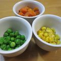 daikanon's cooksnap of when they made 衝撃的！！ミックスベジタブルの三色.
