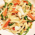 クックQI0Y8L☆'s cooksnap of when they made 野菜と鶏ムネのマヨぽん炒め♡柚子胡椒風味.