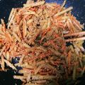 chichiyoo's cooksnap of when they made 胡麻たっぷりにんじんとじゃがいもキンピラ.