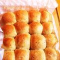 KEBINくん's cooksnap of when they made 手捏ねでも簡単＊ミルクティーちぎりパン＊.