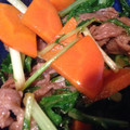 happykote's cooksnap of when they made 牛肉と水菜の煮物.