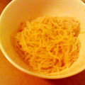 まーちゃんとみーくん's cooksnap of when they made ちょっとした肴に白滝のたらこ和え.