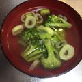 ラクラクダ's cooksnap of when they made ♡ブロッコリーと長ネギの鶏ガラスープ♡.