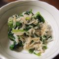 ムヒカ's cooksnap of when they made 簡単 しらすとサラダほうれん草のお浸し.