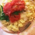 コロコロスケ's cooksnap of when they made 餃子の皮をリメイク♪好きな具で簡単ピザ♪.