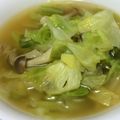 くまなん's cooksnap of when they made キャベツとしめじのスープ.