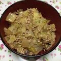 mario大好き's cooksnap of when they made 体に染み入る✿白菜と豚ひきのあんかけご飯.