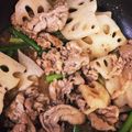 かーなぽん's cooksnap of when they made 辛ウマ！レンコンと鶏肉のピリ辛炒め.