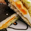 よーこY's cooksnap of when they made キャベマヨサラダとたまごのおにぎらず.