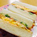 Rキッチン。's cooksnap of when they made サクサクきゅうりの具だくさんサンドイッチ.