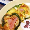 license8's cooksnap of when they made ☆たまピー☆卵焼きinピーマン！.