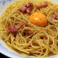 直吉丸's cooksnap of when they made カルボナーラ.