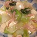 かよっくまくま's cooksnap of when they made チンゲン菜と豆腐のとろみ炒め.