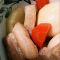 kecomo's cooksnap of when they made 豚バラブロック大根の角煮風♡.
