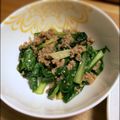 ｙｕｒｉ♪ｎａｔｕ's cooksnap of when they made ターサイの塩麹肉味噌炒め.