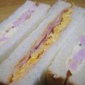 サオリ's cooksnap of when they made 玉子とベーコンのサンド.