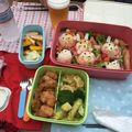 悪女な奥様's cooksnap of when they made キャラ弁♡動物おにぎり♬行楽・運動会に♡.