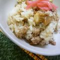みかぱちこ's cooksnap of when they made 豚肉とまいたけの白いご飯に混ぜるだけっ✔.