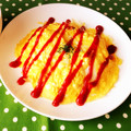 ＊☆とうふ☆＊'s cooksnap of when they made 我が家の絶品とろり半熟卵のオムライス.