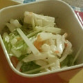 ∞まち∞'s cooksnap of when they made 水菜と大根とカニカマのマヨぽんサラダ.