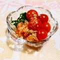 みんとこ's cooksnap of when they made ニラトマトキムチおひたし.