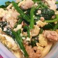 askkt's cooksnap of when they made きのことほうれん草の♡味噌マヨそぼろ炒め.