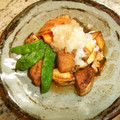 akiko_ara's cooksnap of when they made 揚げたぶりとサツマイモのおろし和え.