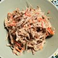 Christyna's cooksnap of when they made ごぼうとにんじんのサラダ 野菜嫌い.