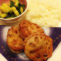 Nöööla♡'s cooksnap of when they made れんこんのはさみ揚げ.