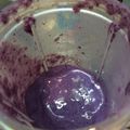 みぶ菜's cooksnap of when they made 超簡単！ブルーベリースムージー.