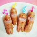 recoreco's cooksnap of when they made 簡単！キャラ弁に♪ほのぼの笑いウインナー.
