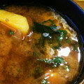 ささなお's cooksnap of when they made 大根菜と揚げのお味噌汁.