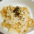 リらっくま's cooksnap of when they made 簡単小鉢☆レンコンの液体塩こうじ炒め♪.