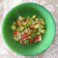 ☆アリスの姉ちゃん☆'s cooksnap of when they made アボカドとかにかまでもう１品♪.