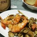 ハードナッツ's cooksnap of when they made エビとキノコのオリーブオイル炒め♪.