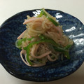 ピーマンがスキです♪'s cooksnap of when they made ピーマンと白滝の和え物.