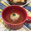 ナピト's cooksnap of when they made カフェ風☆余りごはんで食べるスープ.