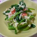 えいとさん's cooksnap of when they made ほうれん草とカニカマのカッテージ和え.