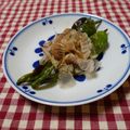 ローズレース's cooksnap of when they made 万願寺とうがらし焼き　醤油かつぶしのせ.