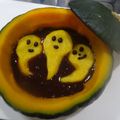 GIN24's cooksnap of when they made ハロウィンに☆丸ごとかぼちゃ白玉ぜんざい.