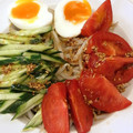 jun-bear's cooksnap of when they made 冷やし中華？ううん、もやし中華☆.