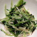 サワケイ's cooksnap of when they made 海苔が香る、水菜とエノキのもみ海苔和え.
