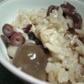 ナンうまい's cooksnap of when they made ☆たことしめじの炊き込みご飯☆.